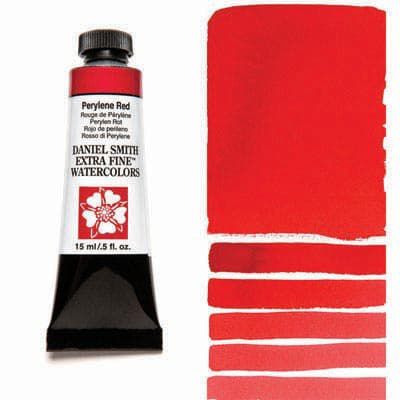 Farba akwarelowa Daniel Smith 075 Perylene Red extra fine watercolours seria 3 15 ml