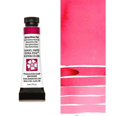 Farba akwarelowa Daniel Smith 095 Quinacridone Pink extra fine watercolours seria 2 5 ml