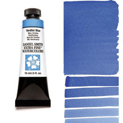 Farba akwarelowa Daniel Smith 173 Verditer Blue extra fine watercolours seria 2 15 ml