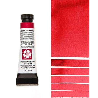 Farba akwarelowa Daniel Smith 185 Permanent Alizarin Crimson extra fine watercolours seria 2 5 ml