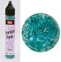 Perlen Pen 25 ml 947 glitter-turquoise
