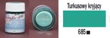 Farba do porcelany Decorfin Porcelain Talens nr 685 Turquoise opaque 16 ml