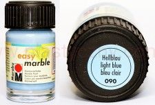 Farba do marmurkowania Easy Marble Marabu 15 ml - 090 Hellblau