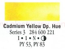 Farba akwarelowa Daniel Smith 221 Cadmium Yellow Deep Hue extra fine watercolours seria 3 15 ml