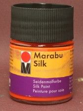 Farba do malowania jedwabiu Marabu nr 023 Rotorange 50 ml