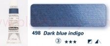 Farba akwarelowa Aquarell Horadam Schmincke nr 498 seria 3 dark blue indigo tubka 15 ml
