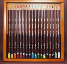 Komplet kredek Coloursoft 18 kolorów kaseta drewniana