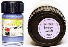 Farba do marmurkowania Easy Marble Marabu 15 ml - 007 Lavendel, malowanie na wodzie