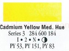 Farba akwarelowa Daniel Smith 184 Cadmium Yellow Medium Hue extra fine watercolours seria 3 15 ml