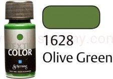 Farba do malowania tkanin jasnych Textil color Schjerning 1628 olive green 50 ml