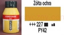 Farba akrylowa Amsterdam Talens nr 227 Yellow ochre 1000 ml
