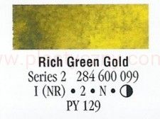 Farba akwarelowa Daniel Smith extra fine watercolour 099 rich green gold seria 2 15 ml