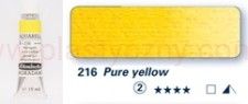 Farba akwarelowa Aquarell Horadam Schmincke nr 216 seria 2 pure yellow tubka 15 ml