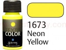 Farba do malowania tkanin jasnych Textil color Schjerning 1673 fluorescencyjny żółty 50 ml