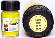 Farba do marmurkowania Easy Marble Marabu 15 ml - 020 Zitron