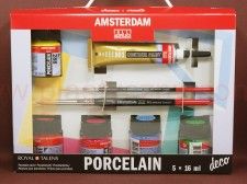 Komplet farb do porcelany Amsterdam Deco Talens