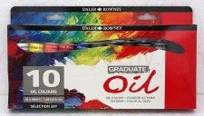 Komplet farb olejnych Graduate Oil Selection set Daler-Rowney 10x38 ml