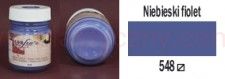 Farba do malowania na tkaninie Decorfin Talens nr 548 blue violet 50 ml