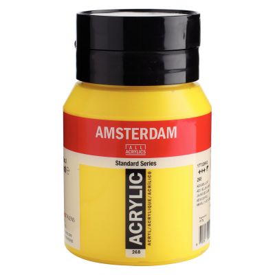 Farba akrylowa Amsterdam 268 Azo Yellow Light 500 ml