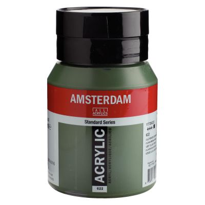 Farba akrylowa Amsterdam Talens nr 622 olive green deep  500 ml