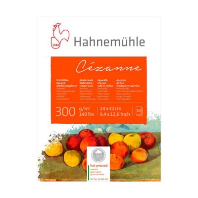 Blok do akwareli Hahnemuhle Cezanne 300g/m 24x32 cm satin 10 ark