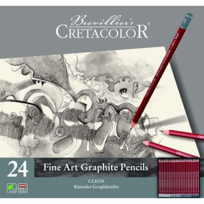 Zestaw ołówków Cretacolor Cleos 24 szt w metalowym opakowaniu