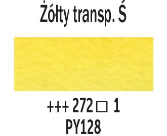 Farba akwarelowa Van Gogh Talens nr 272 transparent yellow medium tubka 10 ml