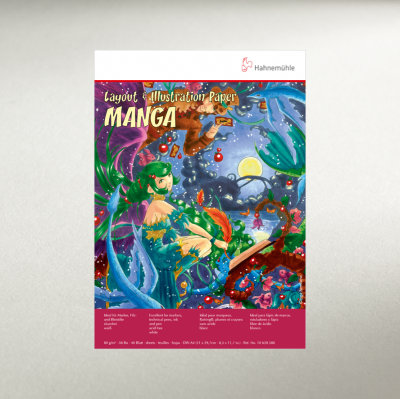Blok Hahnemuhle  Layout Illustration paper Manga A4 40 ark 80g/m