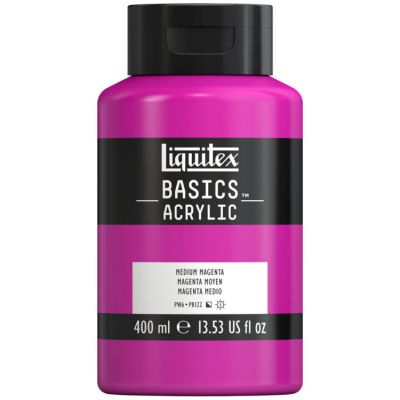 Farba akrylowa Liquitex Basics acrylic medium magenta 400 ml