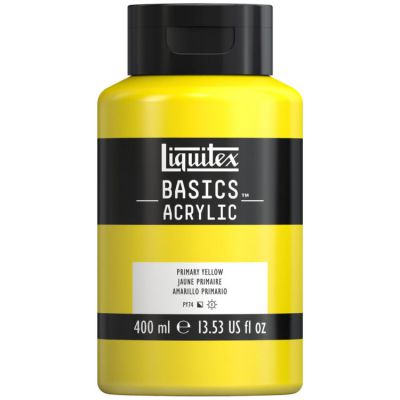 Farba akrylowa Liquitex Basics acrylic primary yellow 400 ml
