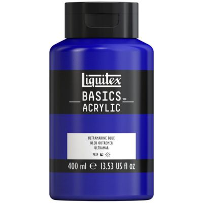Farba akrylowa Liquitex Basics acrylic ultramarine blue 400 ml